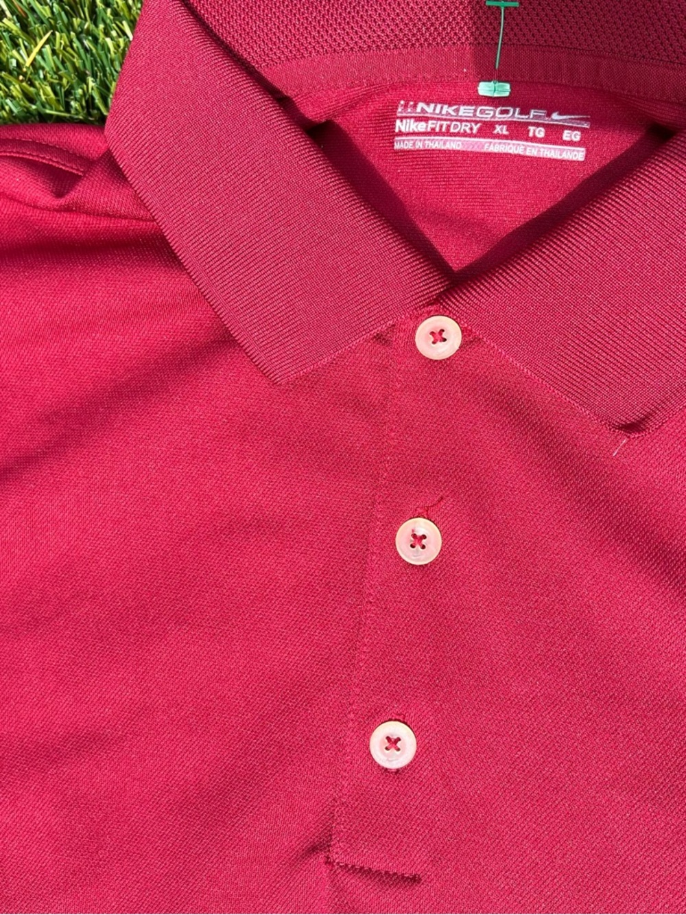 Nike Men's Maroon Golf Polo